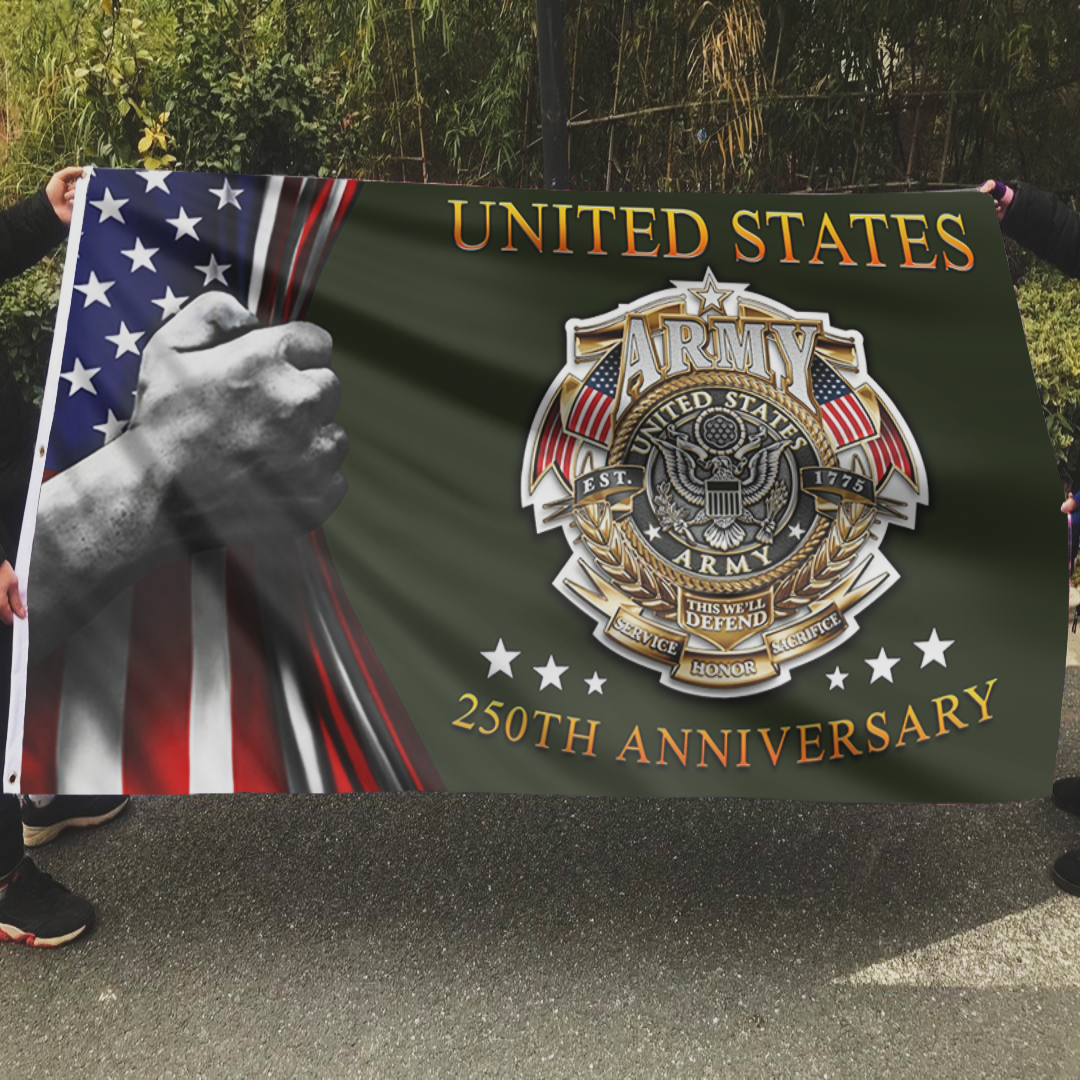 250th Anniversary US Army Flag