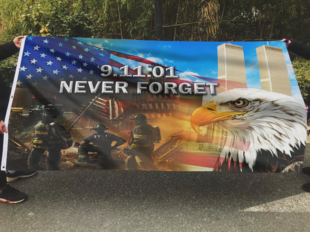Never Forget 911 Flag