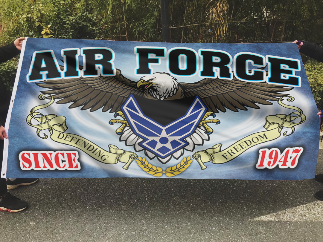 Air Force Defending Freedom Flag