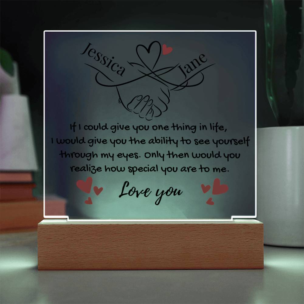Acrylic Square Plaque