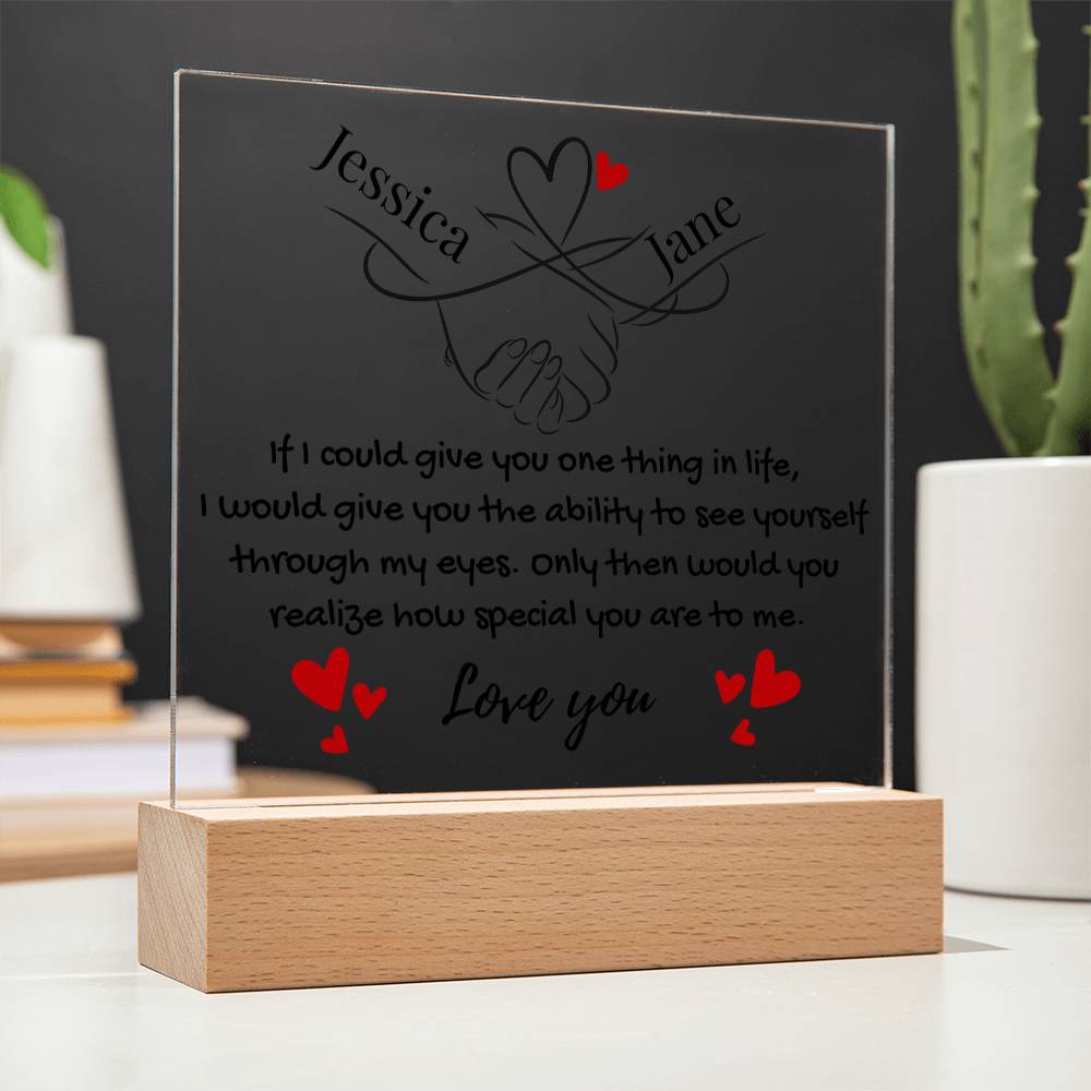 Acrylic Square Plaque
