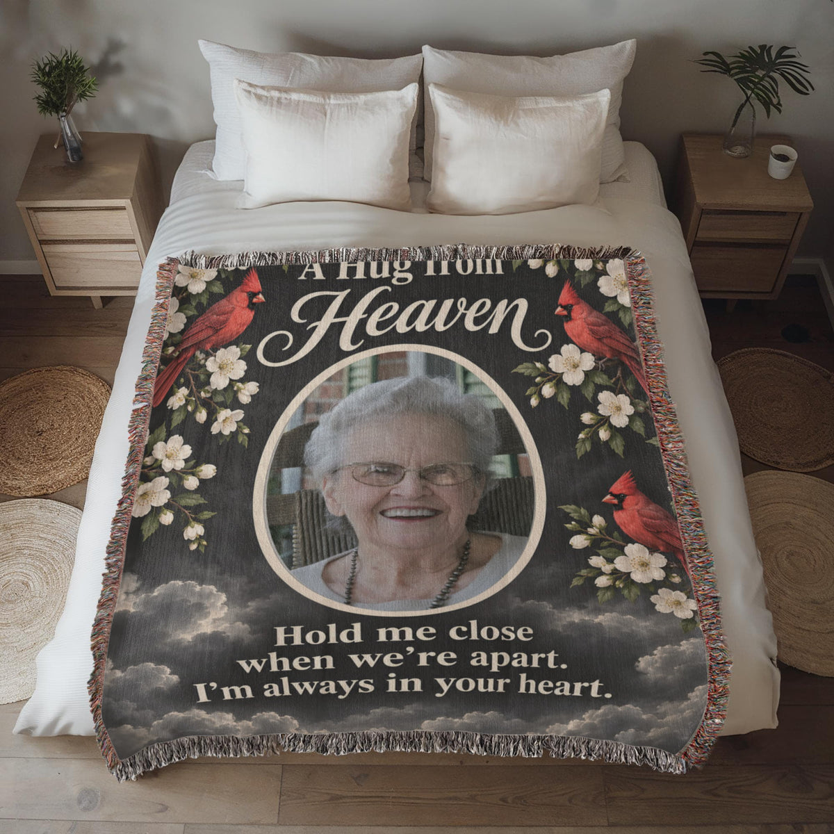 Artwork Heirloom Woven Blanket (Portrait)