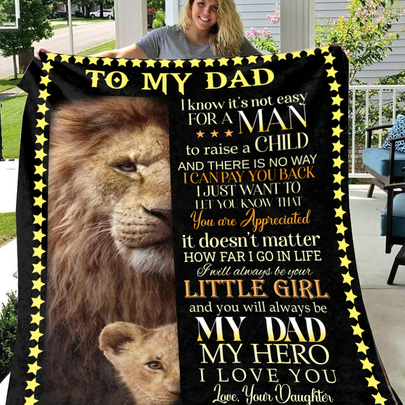 To My Dad - You Are Appreciated Premium Mink Sherpa Blanket