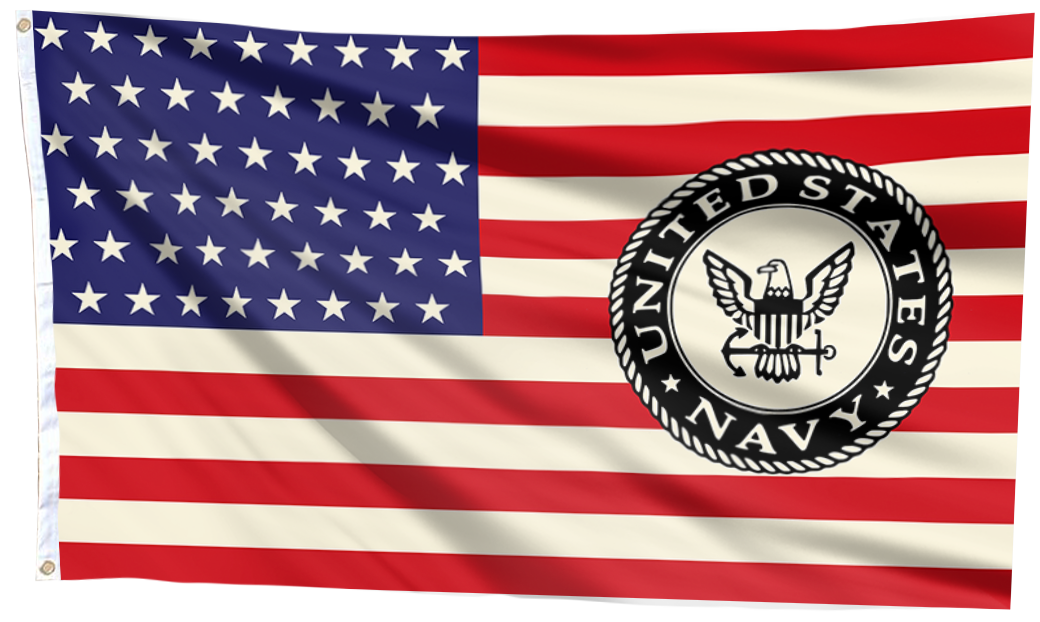 Navy USA Flag