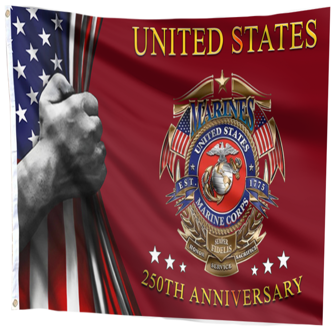 250th Anniversary US Marine Corps Flag