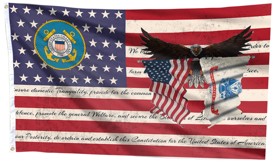 Coast Guard 1965-1971 Flag