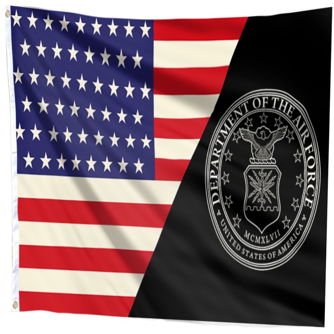 Air Force Seal Logo Flag