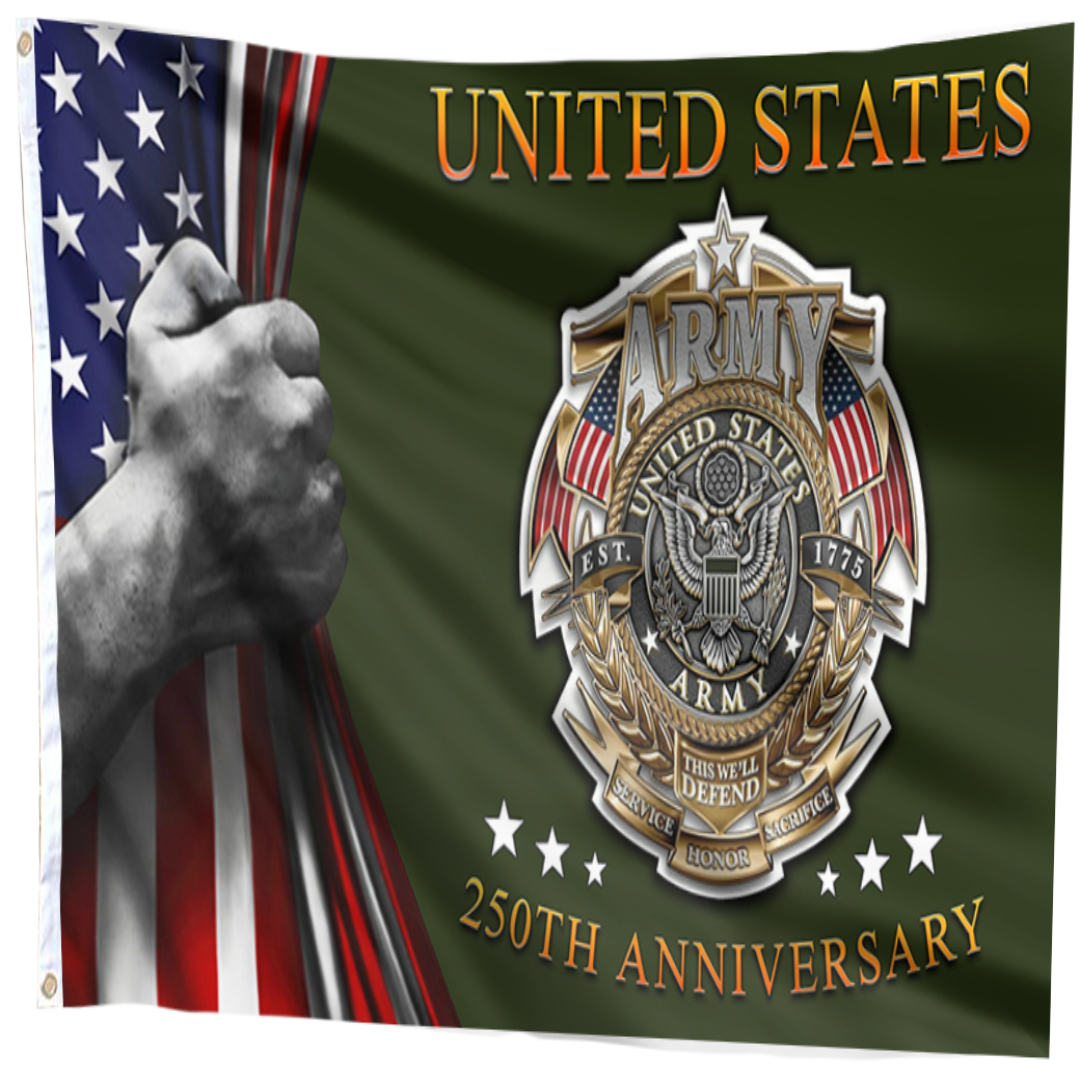250th Anniversary US Army Flag