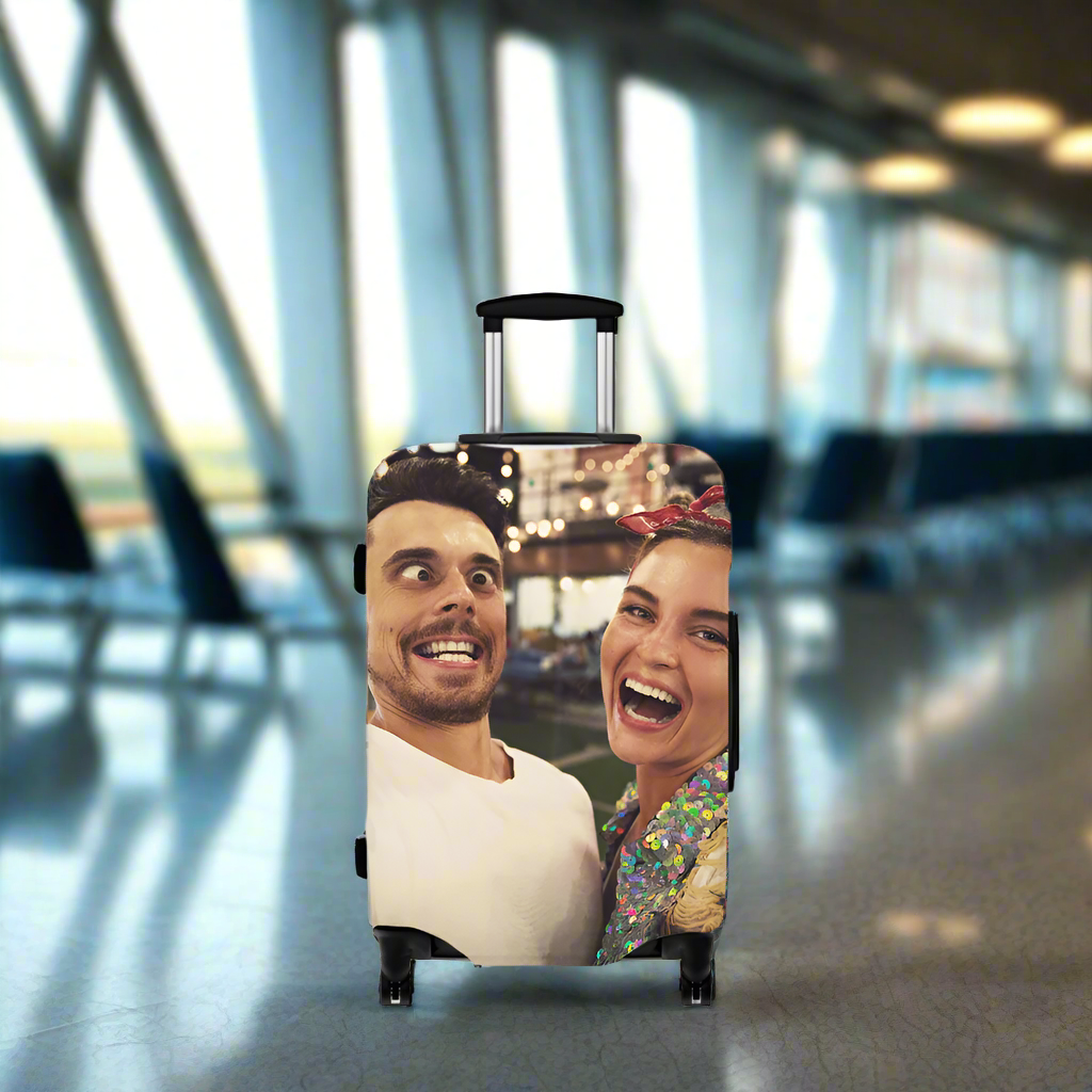 Personalized Travel Luggage Cover - Custom Funny Photos
