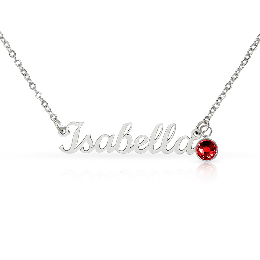 Birthstone necklace test