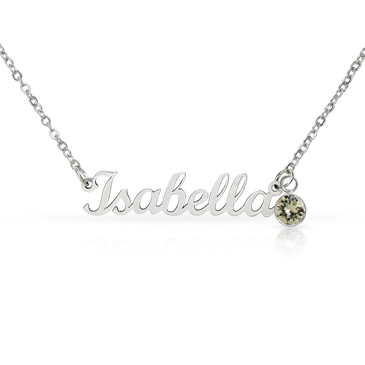 Birthstone necklace test
