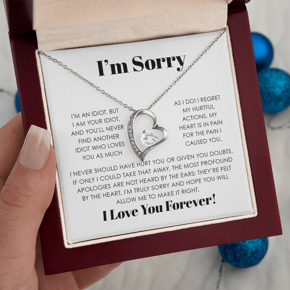 I'M SORRY FOREVER LOVE NECKLACE