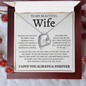 To My Beautiful Wife | Love Of My Life | Forever Love Necklace