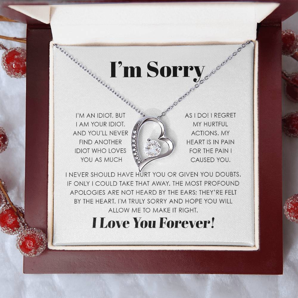 I'M SORRY FOREVER LOVE NECKLACE