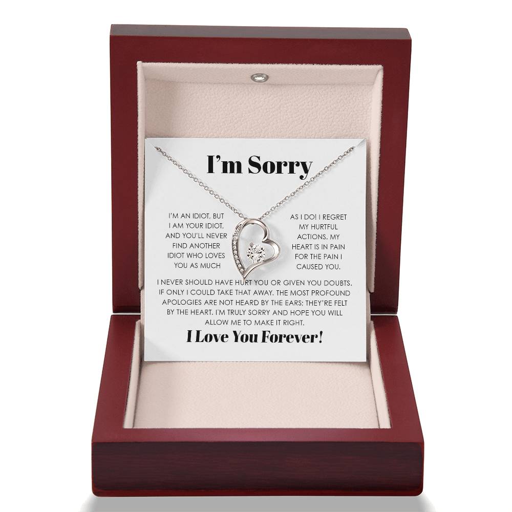 I'M SORRY FOREVER LOVE NECKLACE