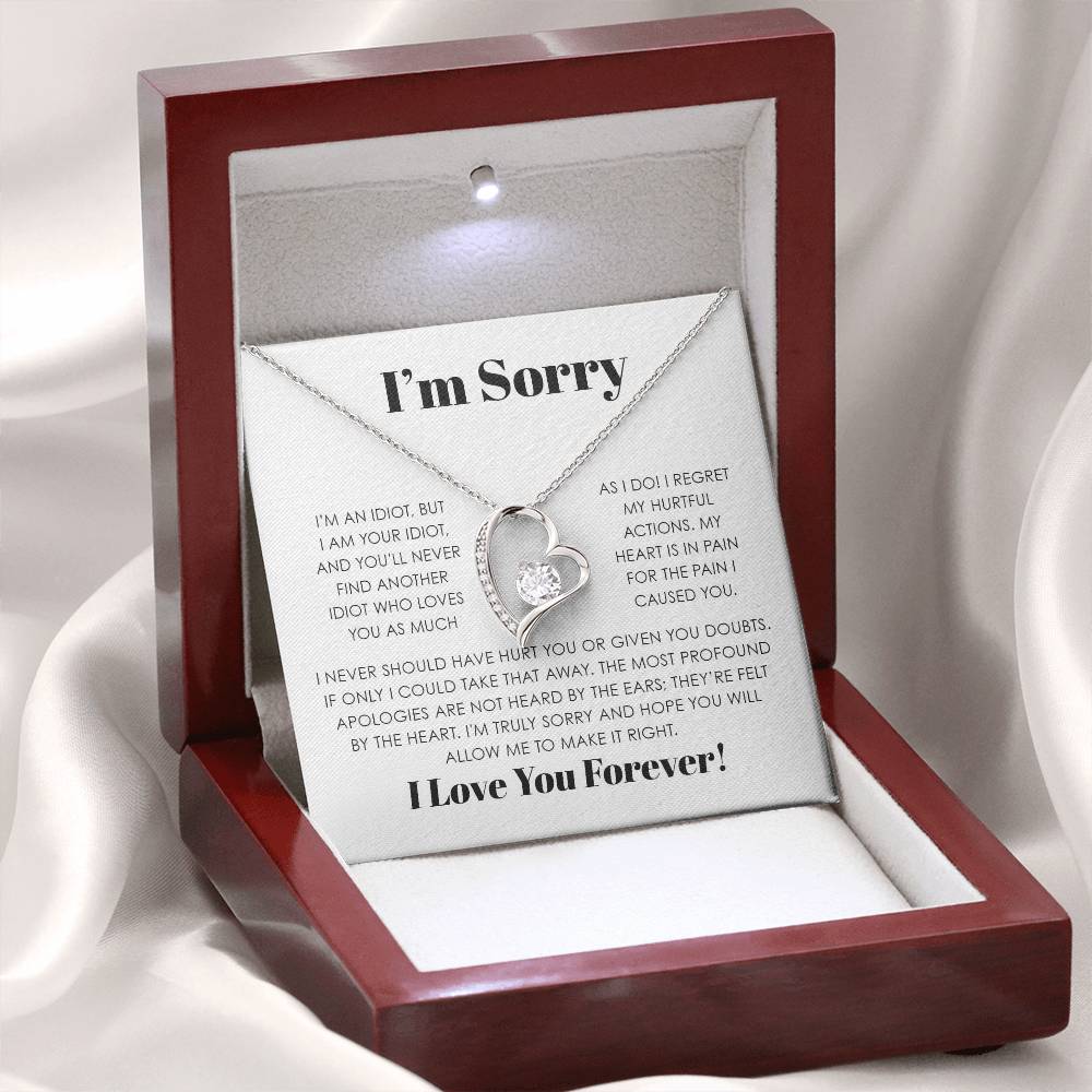 I'M SORRY FOREVER LOVE NECKLACE