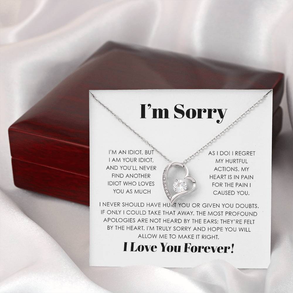 I'M SORRY FOREVER LOVE NECKLACE