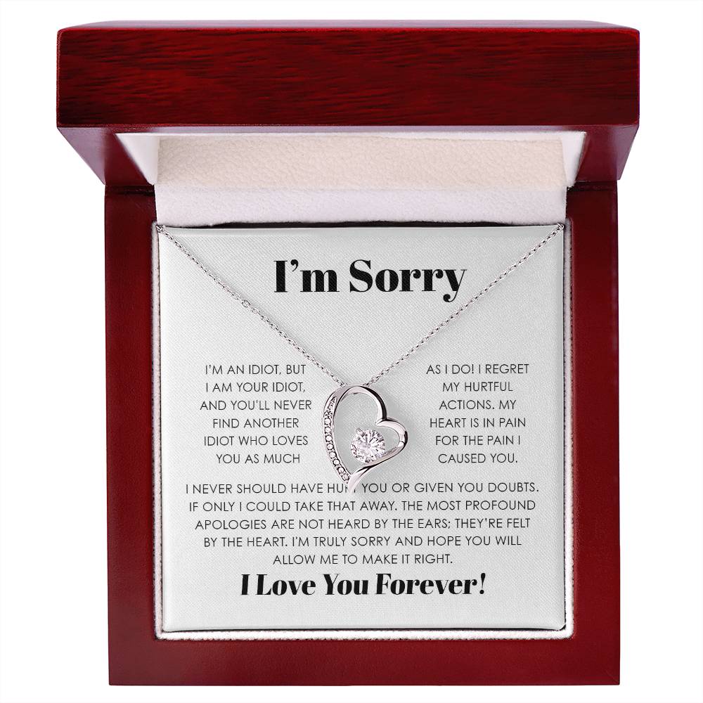 I'M SORRY FOREVER LOVE NECKLACE