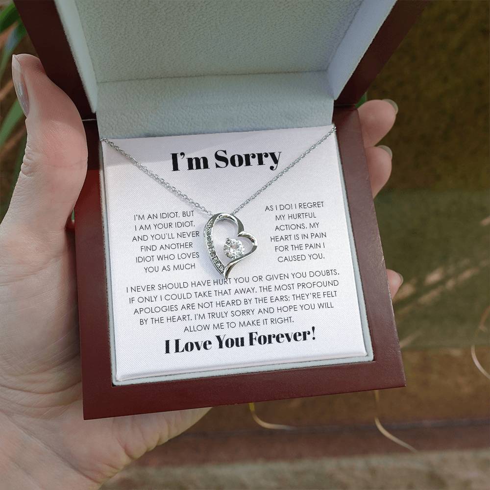 I'M SORRY FOREVER LOVE NECKLACE