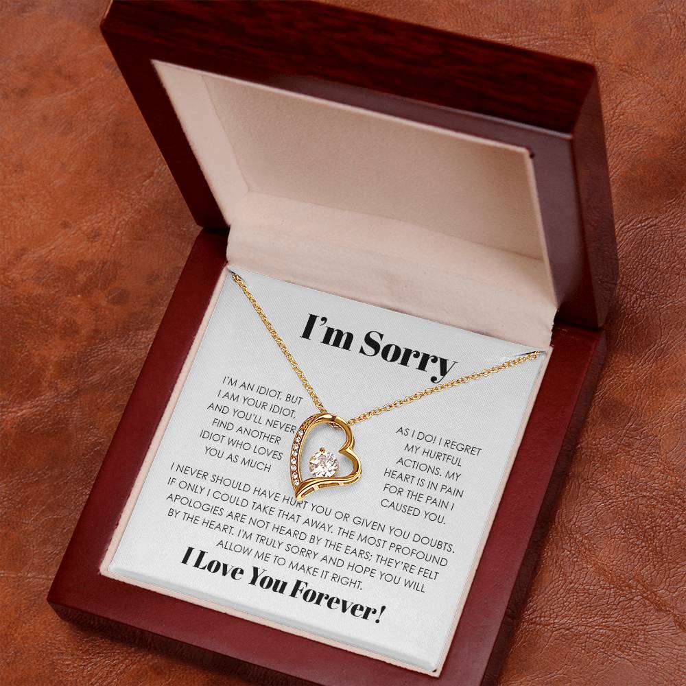 I'M SORRY FOREVER LOVE NECKLACE