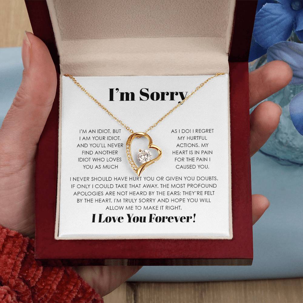 I'M SORRY FOREVER LOVE NECKLACE