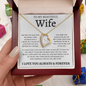 To My Beautiful Wife | Love Of My Life | Forever Love Necklace
