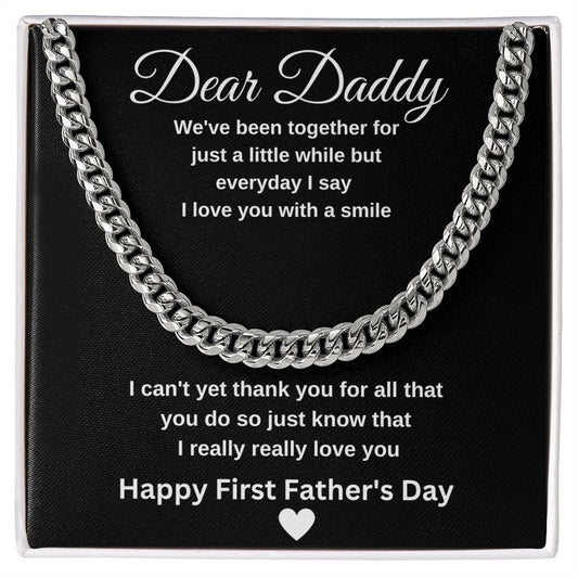 Dear Daddy | Happy First Fathers Day