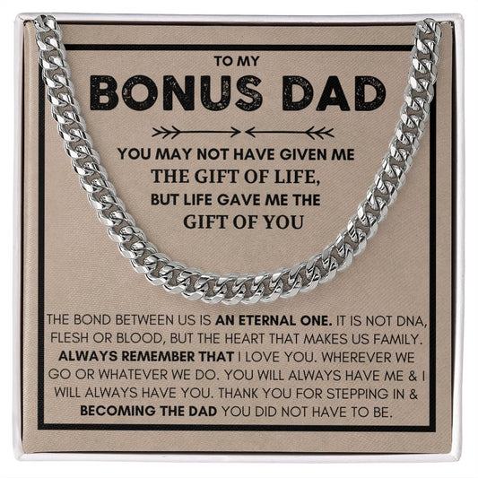 To My Bonus Dad | Life Gave Me The Gift Of You
