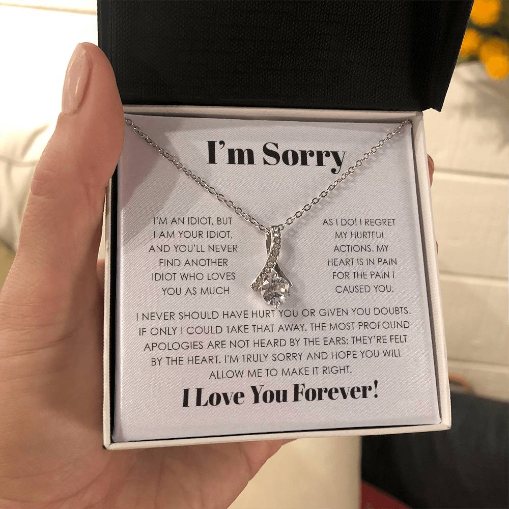 IM SORRY APOLOGY ALLURING BEAUTY NECKLACE