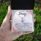 I AM TRULY SORRY APOLOGY ALLURING NECKLACE
