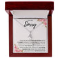 I AM TRULY SORRY APOLOGY ALLURING NECKLACE