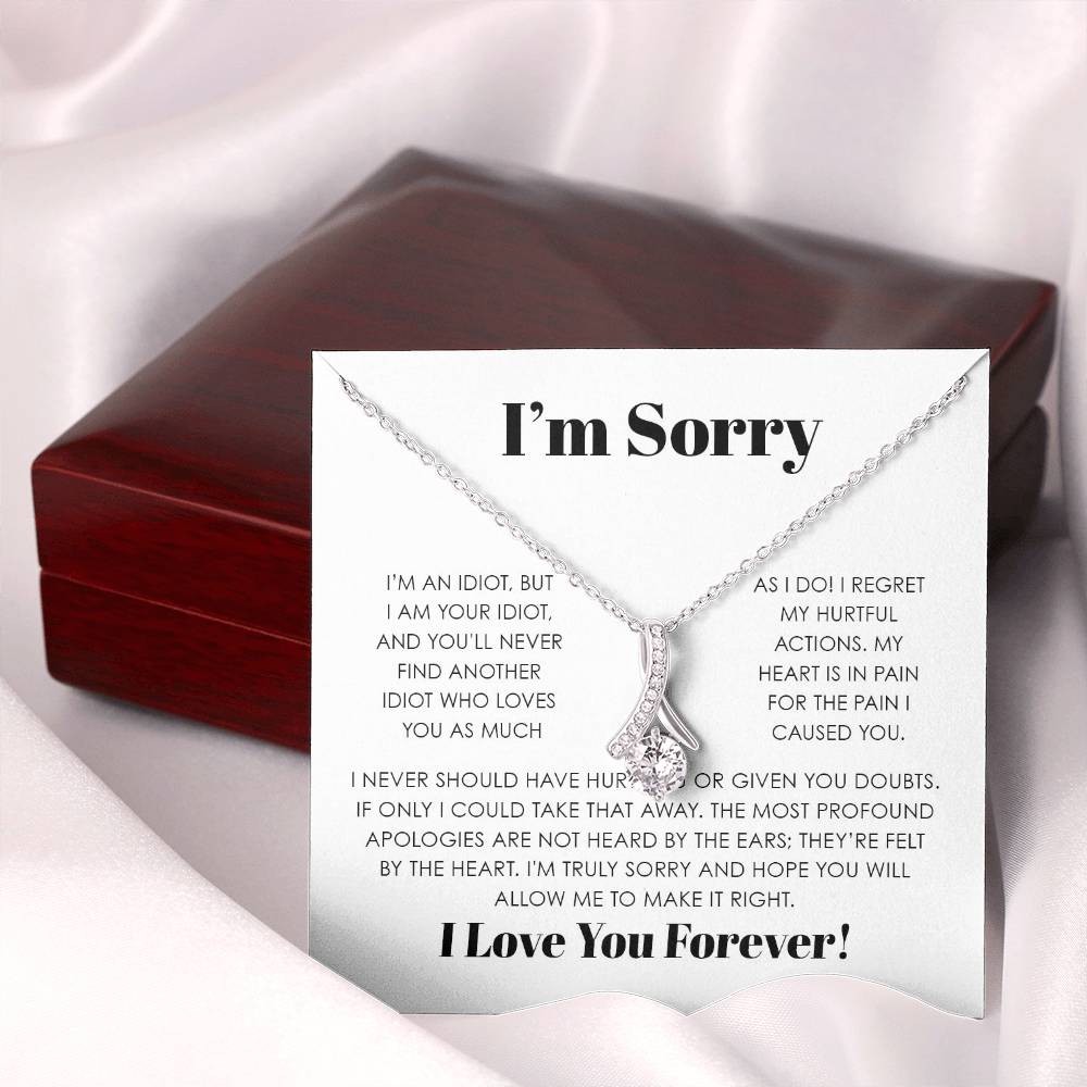 IM SORRY APOLOGY ALLURING BEAUTY NECKLACE