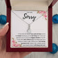 I AM TRULY SORRY APOLOGY ALLURING NECKLACE