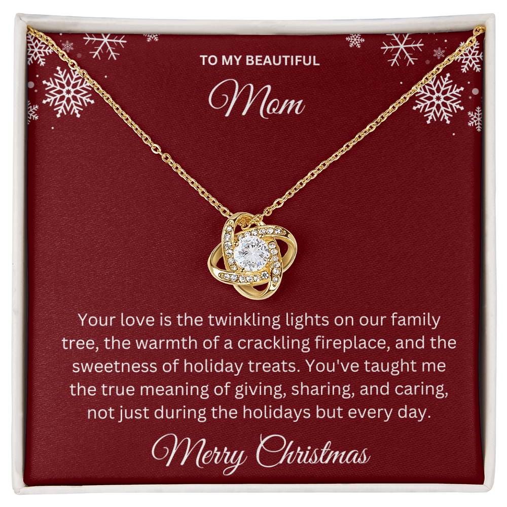 To My Beautiful Mom | Your Love Is The Twinkling Lights On Our Family