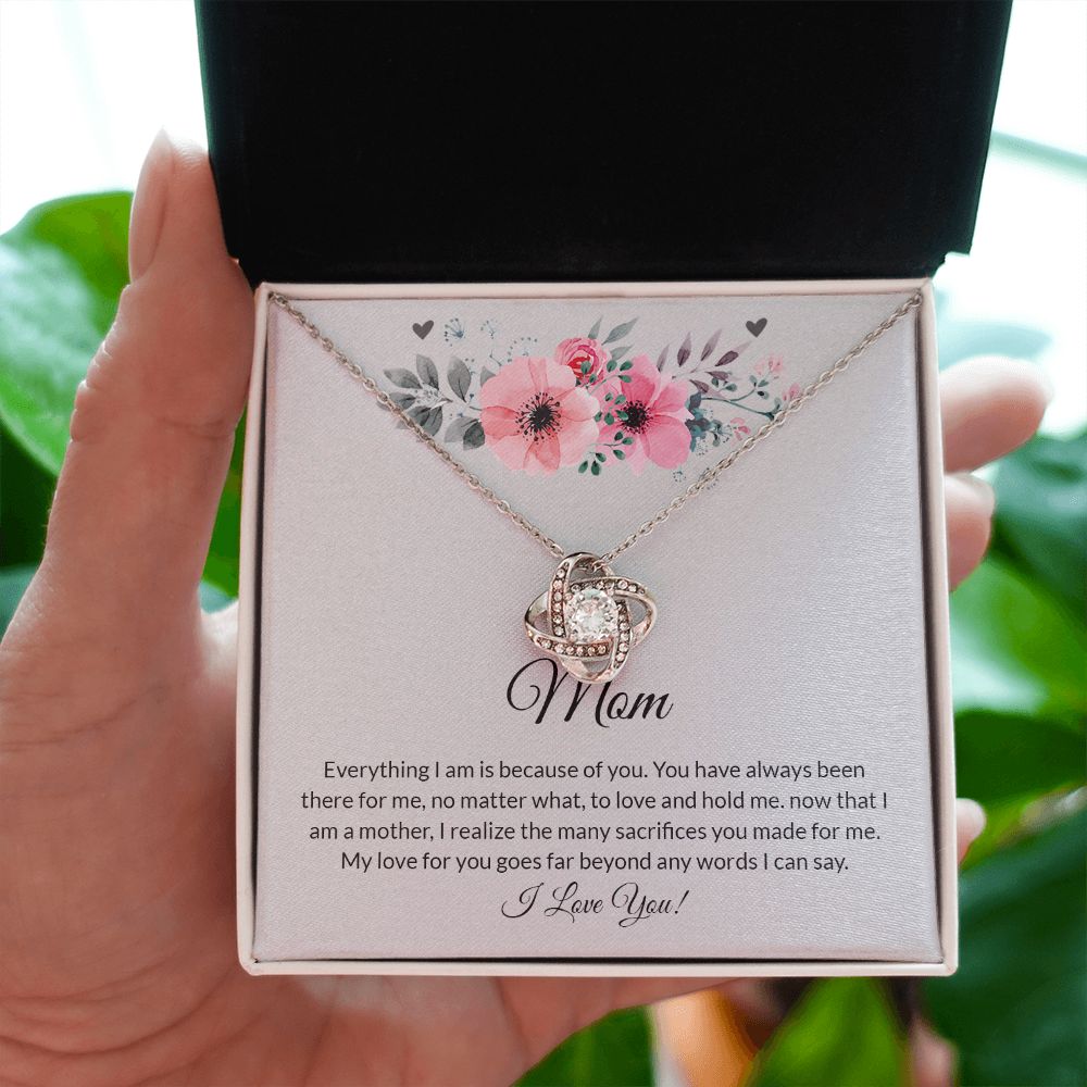 Mom | Everything I Am (Love Knot Necklace)