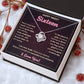 HAPPY SWEET SIXTEEN CHALLENGES LOVE KNOT NECKLACE