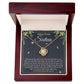 HAPPY  SWEET SIXTEEN FAITH LOVE KNOT NECKLACE