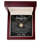 To My Daughter | Never Forget | Love Knot Necklace
