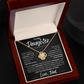 To My Daughter | Never Forget | Love Knot Necklace