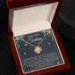 HAPPY  SWEET SIXTEEN FAITH LOVE KNOT NECKLACE