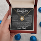 To My Daughter | Never Forget | Love Knot Necklace