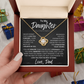 To My Daughter | Never Forget | Love Knot Necklace