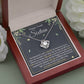 HAPPY  SWEET SIXTEEN FAITH LOVE KNOT NECKLACE