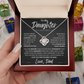 To My Daughter | Never Forget | Love Knot Necklace