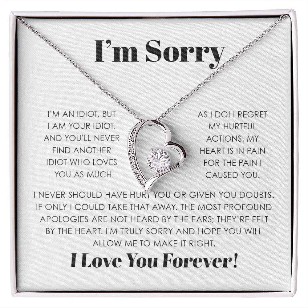 I'M SORRY FOREVER LOVE NECKLACE