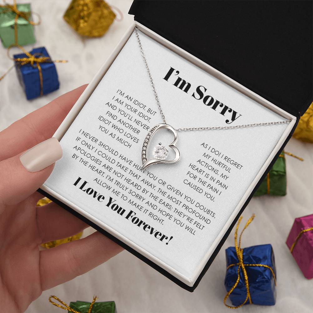 I'M SORRY FOREVER LOVE NECKLACE