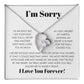 I'M SORRY FOREVER LOVE NECKLACE