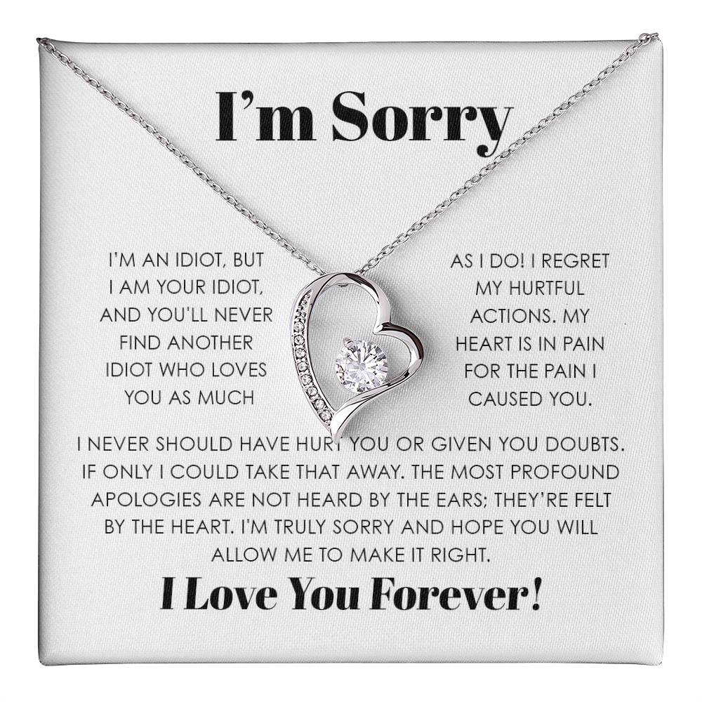 I'M SORRY FOREVER LOVE NECKLACE