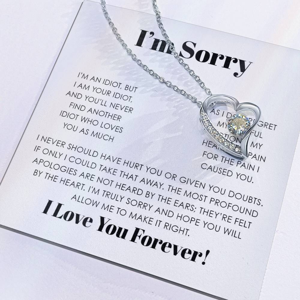 I'M SORRY FOREVER LOVE NECKLACE