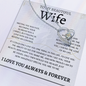 To My Beautiful Wife | Love Of My Life | Forever Love Necklace